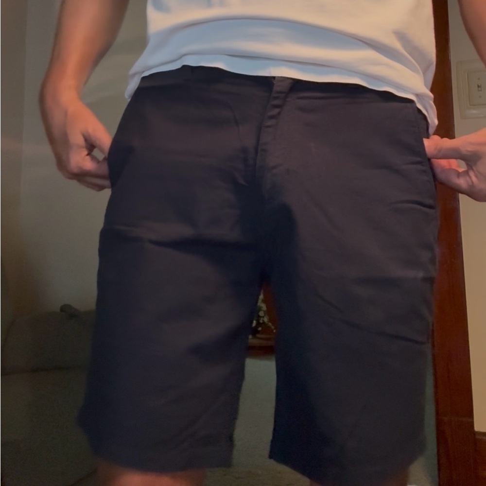 Rodd & Gunn Dark Blue Flat Front Shorts